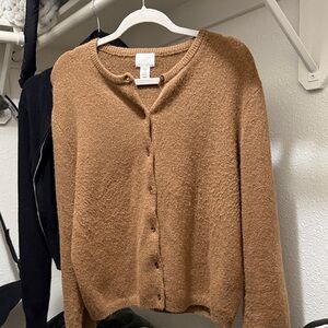 Tan cardigan